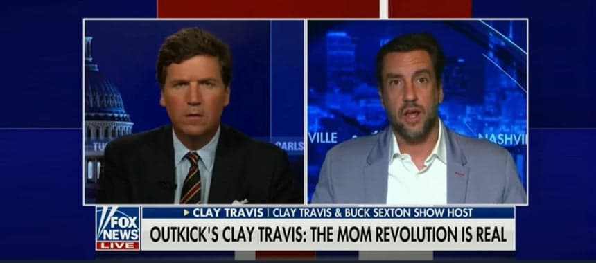 Cover Image for Clay Talks Masks with Tucker Carlson on Fox News Channel