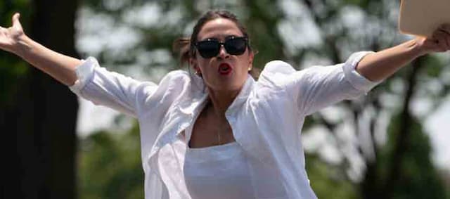 Cover Image for Video: AOC, Jamaal Bowman Freak Out at Bronx Rally