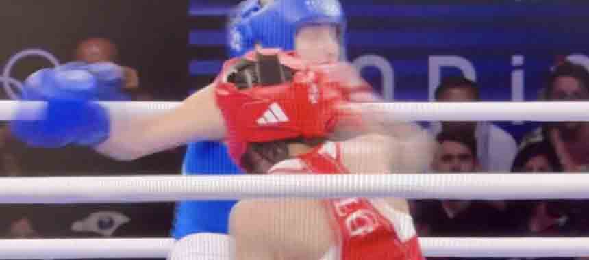 Cover Image for Video: Woman Punched by Man at the Olympics