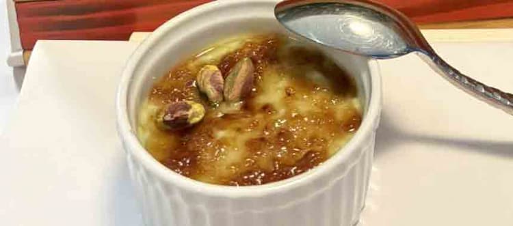 It's Buck's Celebratory Crème Brûlée! No, Really...