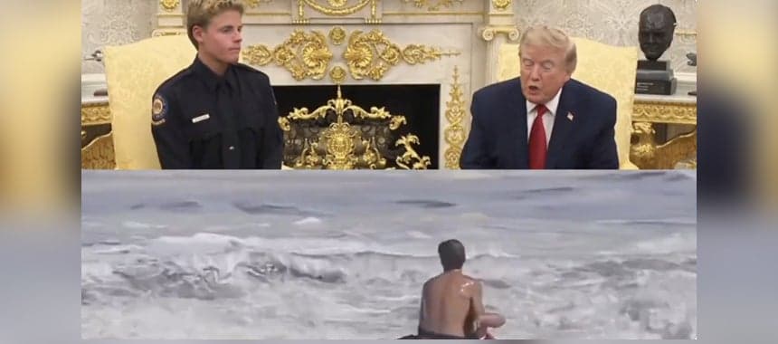 Cover Image for President Trump Honors 16-Year-Old Hero