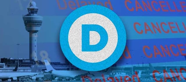 Cover Image for Shutdown Chaos: Air Travel Snarled, Democrats Dig In, Trump Eyes Filibuster