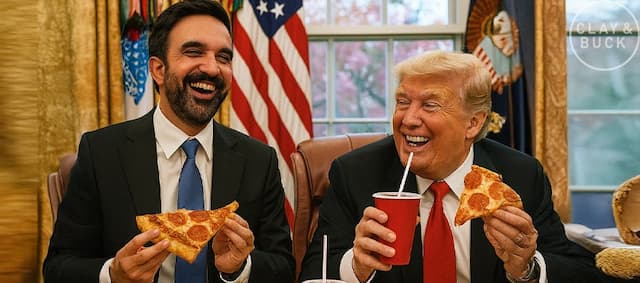 Cover Image for President Trump & Socialist Mayor-Elect Zohran Mamdani Team Up?