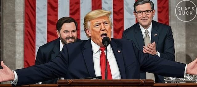 Cover Image for Clay & Buck Break Down Trump’s SOTU