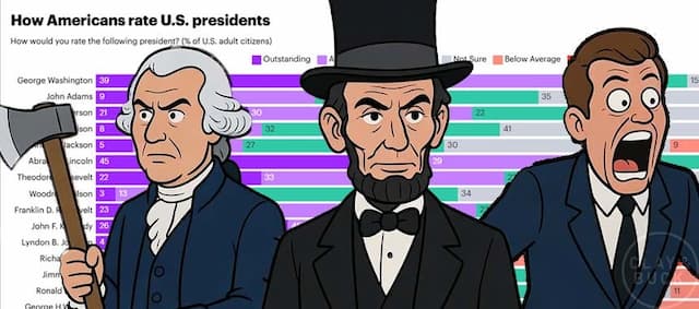 Cover Image for Presidents’ Day Poll Gets Roasted on Air