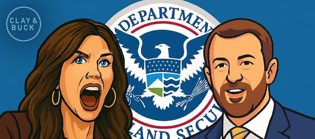 Cover Image for Kristi Noem Out, Markwayne Mullin In at DHS